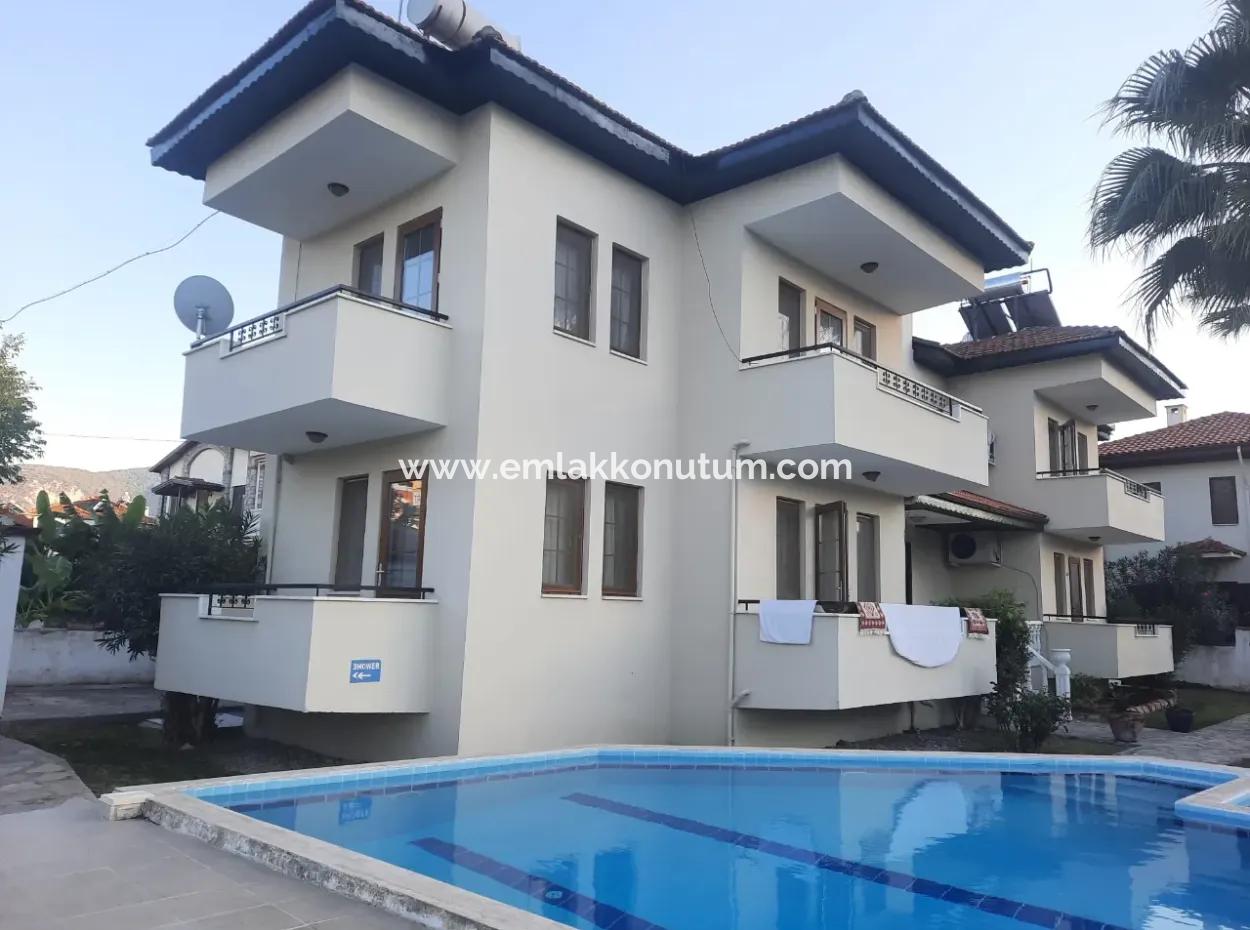 Mugla Ortaca Dalyan Schwimmbad Möbliert 1+ 1 Wohnung Zu Vermieten