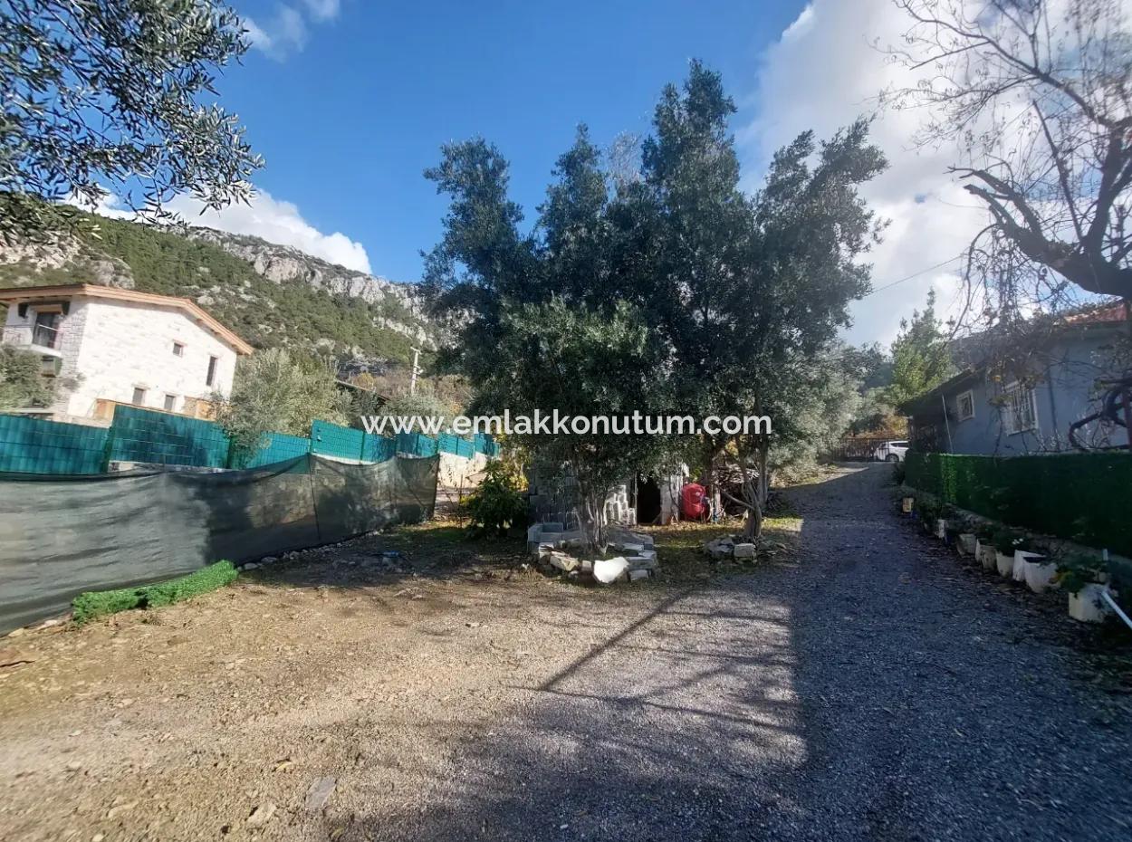 Tiny House Mit Schwimmbad In Der Natur Und Dorfhaus Zum Notverkauf Auf 1 388 M2 Land In Göcek