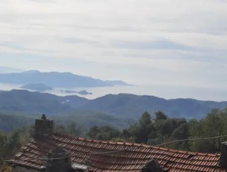 Meerblick Haus Zum Verkauf In Gocek Gokceovacik Und 246 M2 Grundstück