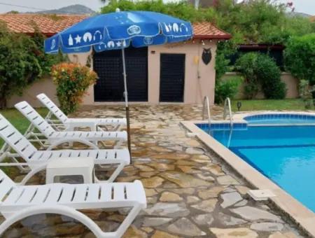 3 1 Villa Mit Pool Auf 580 M2 Freistehendem Grundstück In Dalyan, Muğla