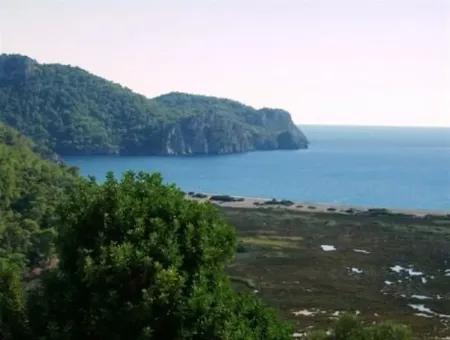 Mugla Dalaman Incebel Land Mit See- Und Seeblick Zum Verkauf