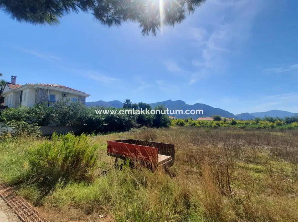 1000 M2 Land For Rent On The Street In Ortaca Dalyan Neighborhood