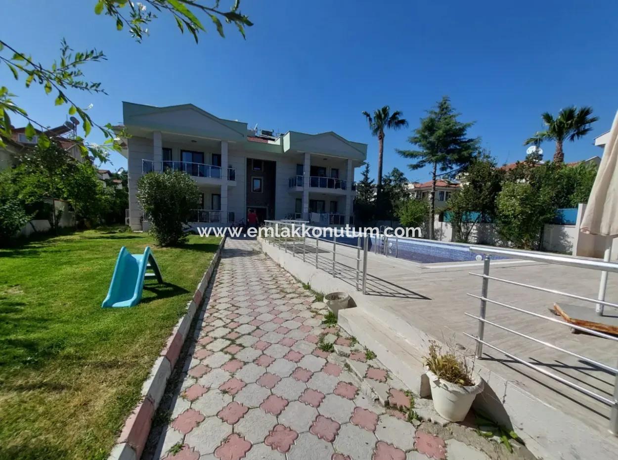 Ortaca Dalyanda 80 M2 With Swimming Pool, 2 In 1 Furnished Apartment 6 Months Rent