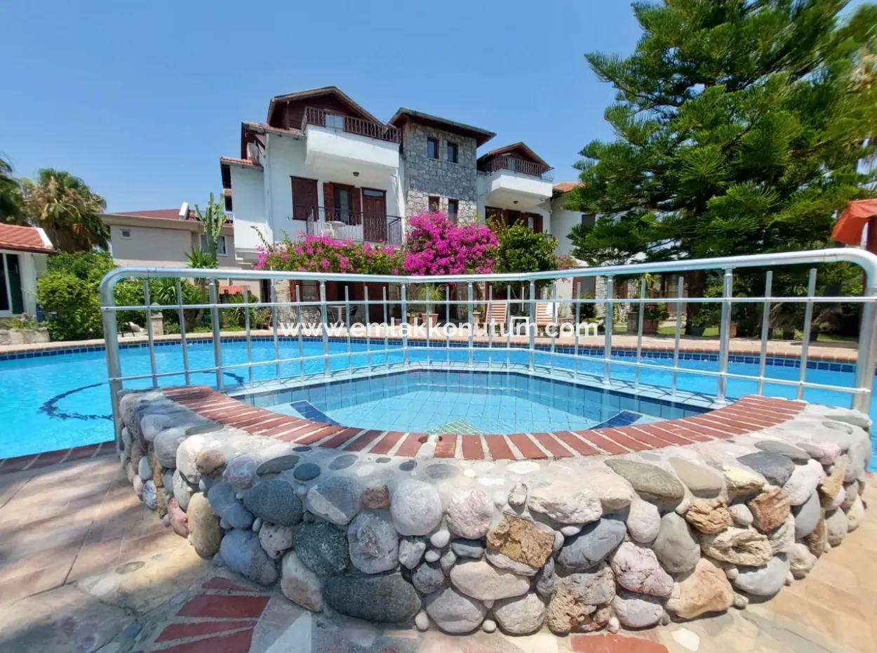 Muğla Dalyanda 2 1 Furnished Apartment With Swimming Pool For Rent