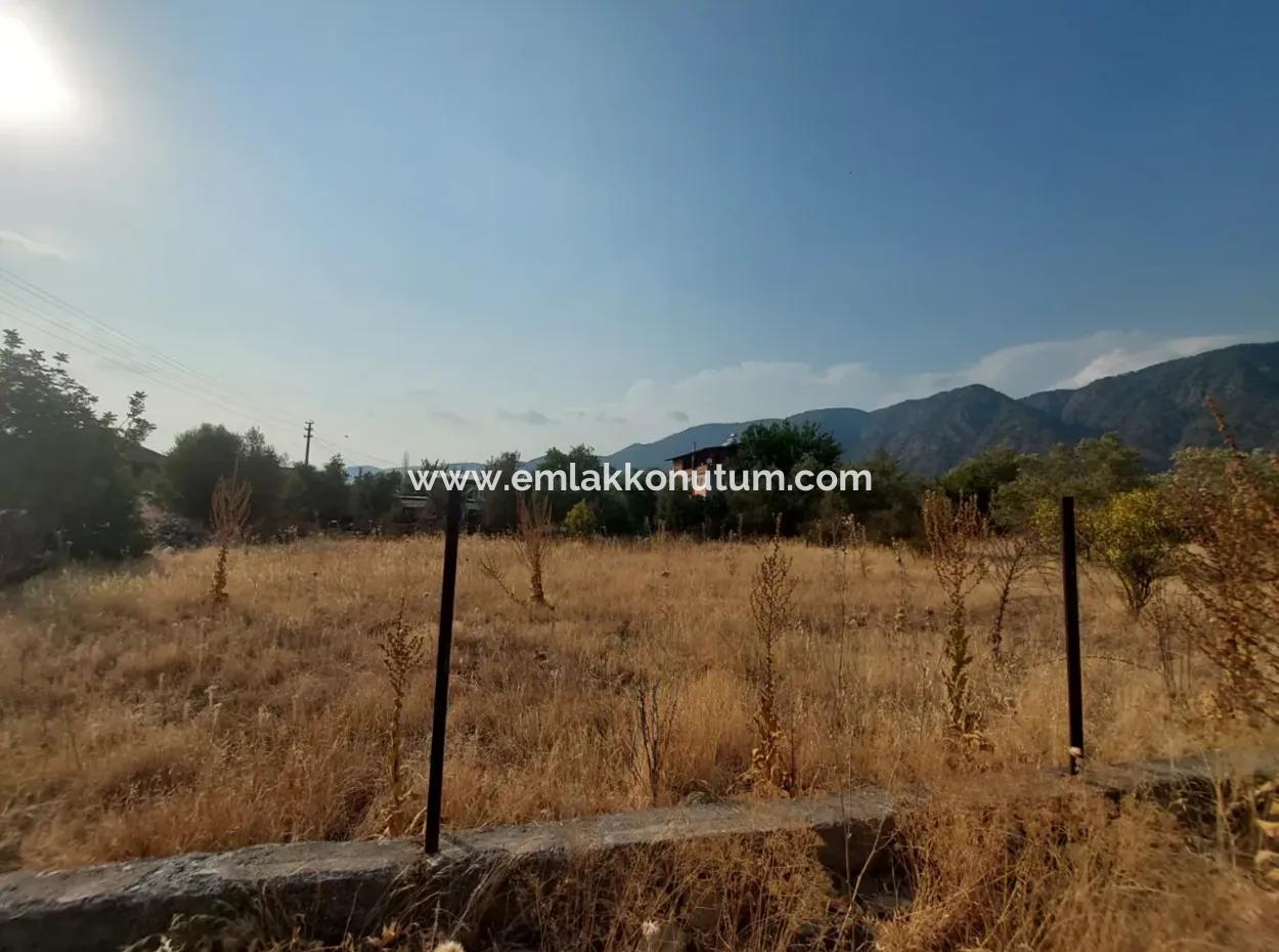 600 M2 Residential Land With Lake View In Köyceğiz Toparlar For Sale