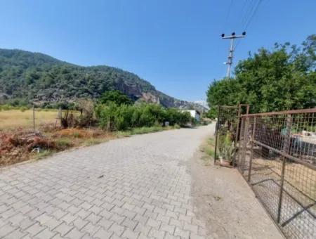 Köyceğiz Çandır Dalyan Canal Front 1000 M2 Land For Sale