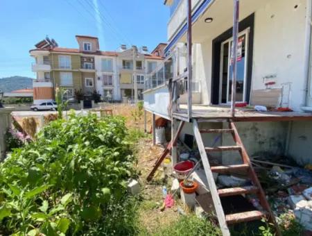 For Sale In Ortaca, Mugla 1 1 Ground Floor Apartment With Large Balcony.