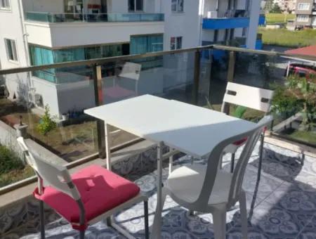 1 1 Furnished Apartment With Pool In Ortaca Bahçelievler For Rent