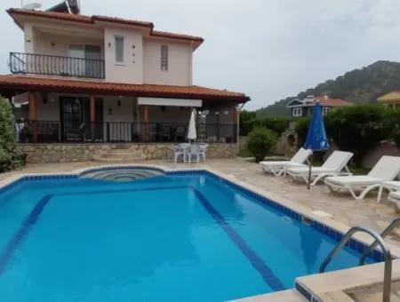 3 1 Villa With Swimming Pool On 580 M2 Detached Land In Dalyan, Muğla