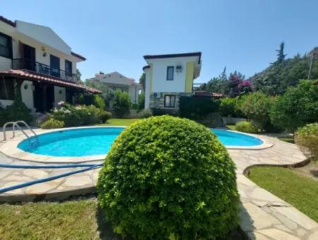 Detached Duplex With Swimming Pool For 4 Villas In Muğla Dalyanda Complex For Sale