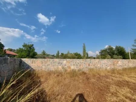 Detached 1 000 M2 Construction License Ready Land For Sale In Köyceğiz Beyobasi