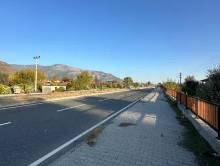 Muğla Köyceğizde Antalya - Izmir Main Road Zero Fuel Station Suitable Commercial Zoned Land For Sale