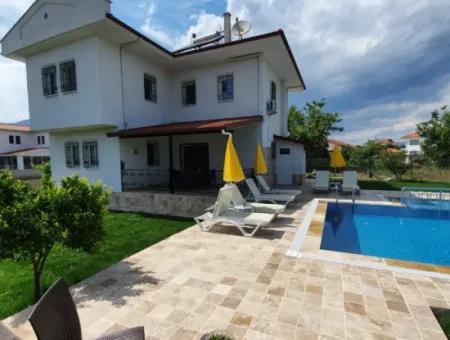 Dalyan Satılık Müstakil Havuzlu-Isı Pompalı Villa