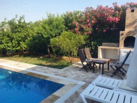 Dalyan Satılık Müstakil Havuzlu-Isı Pompalı Villa